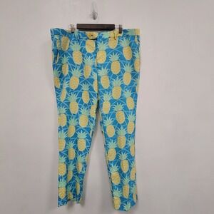 Opposuits Mens Straight Leg Pineapple Pants Size 52 Vacation Tropical Luau Party